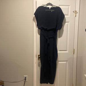 Eliza J, size 14W, navy blue jumpsuit